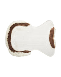 Therapeutic Gel Pad - Half Sheepskin Edge - Natural