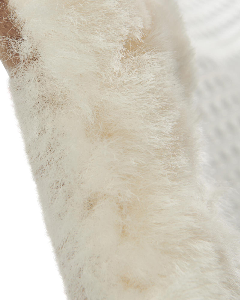 Therapeutic Gel Pad - Half Sheepskin Edge - Natural