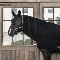 Heavy Fleece Horse Scarf - Navy