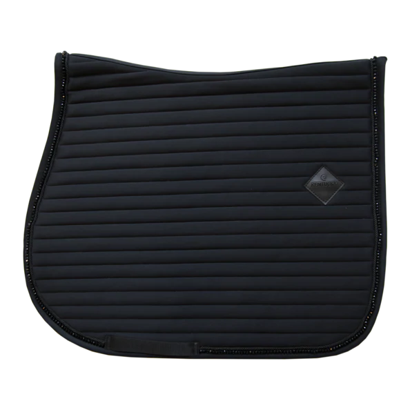 Jumping Saddle Pad Pearls - Black