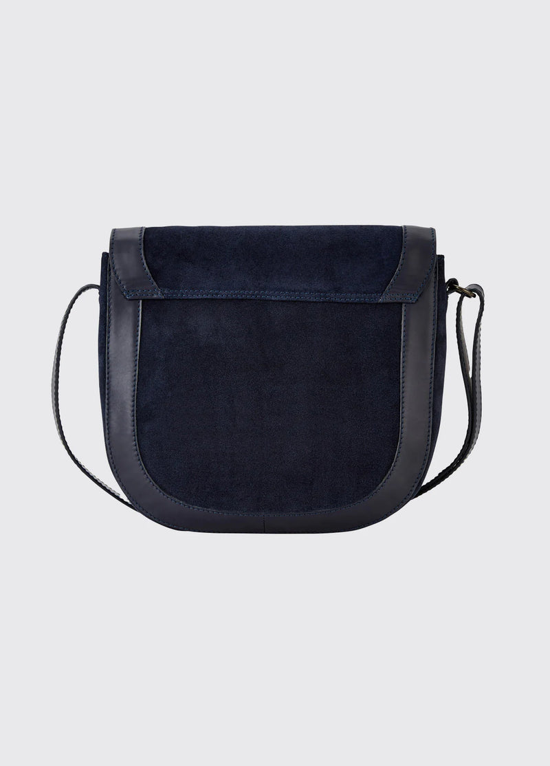 Monart Suede Saddle Bag - French Navy