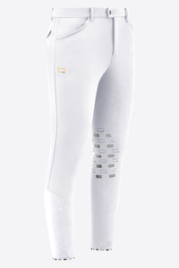 Men's Knee Grip Breeches - White