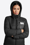 RG Quilted Puffer Jacket - Black