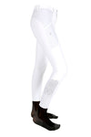 Girl's Perf Insert Breeches - White