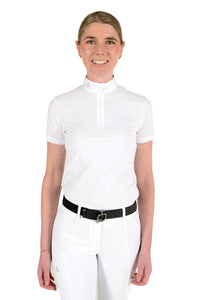 Jersey Short Sleeve Competition Polo - White