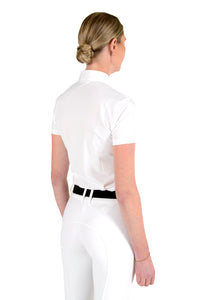 Jersey Short Sleeve Competition Polo - White