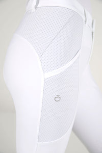 Girl's Perf Insert Breeches - White