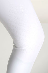 Girl's Perf Insert Breeches - White