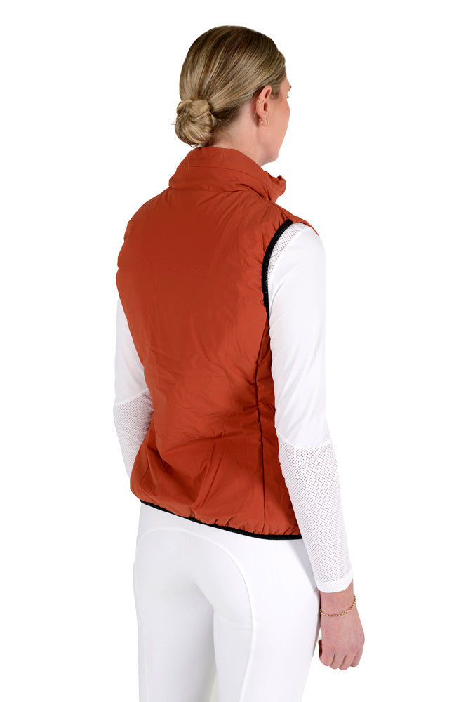 Lightweight Puffer Vest - Terracotta