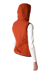 Lightweight Puffer Vest - Terracotta