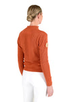 Cotton Knit Half Zip - Terracotta