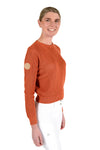 Cotton Crew Neck Sweater - Terracotta