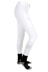 Perf Insert Breeches - White