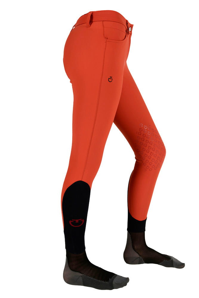 Girl’s Knee Grip Breeches - Terracotta