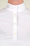 Perforated Short Sleeve Competition Polo - White