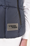 Hooded Down Padded Vest - Navy