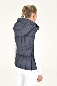 Hooded Down Padded Vest - Navy