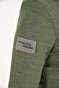 Tech Wool Half Zip - Forest Green