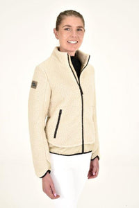 Teddy Bear Fleece Zip Up - Sand