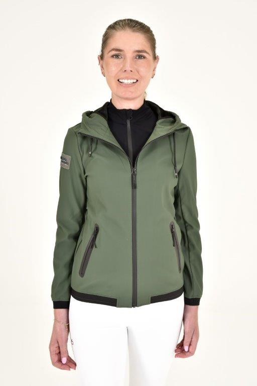 Thermal Hooded Performance Softshell - Forest Green