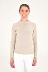 Pure Wool Crew Neck Sweater - Sand