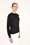 Pure Wool Crew Neck Sweater - Black