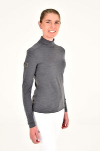 Tech Wool Training Turtleneck - Iron Grey