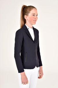 Girl's Tech Knit Riding Jacket - Navy