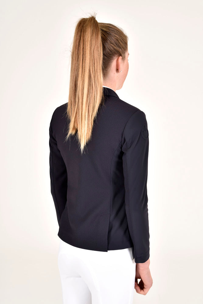 Girl's Tech Knit Riding Jacket - Navy