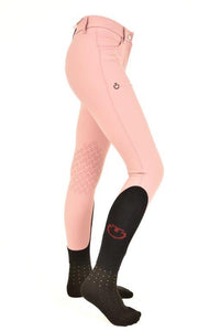 Girl’s Knee Grip Breeches - Dusty Rose