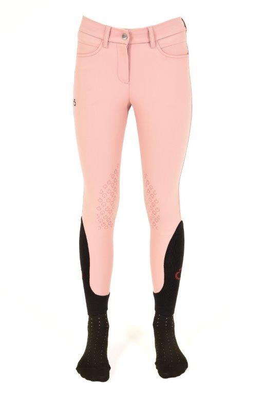 Girl’s Knee Grip Breeches - Dusty Rose