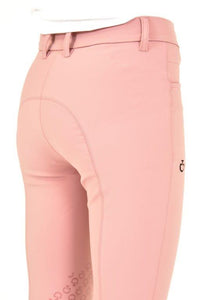 Girl’s Knee Grip Breeches - Dusty Rose