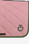 SS24 Diamond Quilted Jump Pad - Dusty Rose/Forest Green