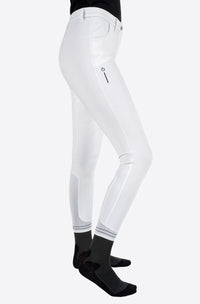 R-Evolution Comfort High Rise Full Grip Breeches - White