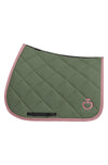 SS24 Diamond Quilted Jump Pad - Forest Green/Dusty Rose