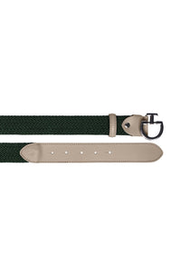 Women's CT Clasp Elastic Belt - Forest Green/Sand