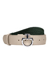 Women's CT Clasp Elastic Belt - Forest Green/Sand