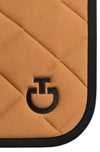 SS24 Diamond Quilted Jump Pad - Camel/Black