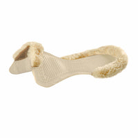 Therapeutic Gel Pad - Half Sheepskin Edge - Natural