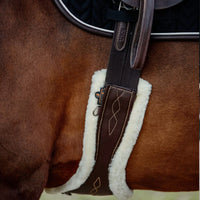 Kentucky Sheepskin Anatomic Girth - Brown