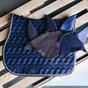 Absorb Jump Saddle Pad No Logo - Navy/White/Brown