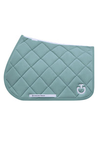 SS25 Diamond Quilted Jump Pad -  Light Teal Green