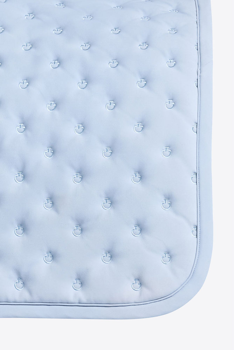 Embroidery Quilted Jump Pad - Blue Fog