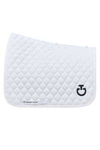 SS25 Circular Quilt Dressage Saddle Pad - White Full