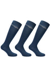 3 Pack Logo Socks - Navy