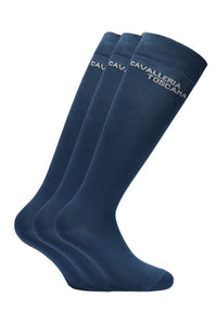 3 Pack Logo Socks - Navy