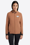 Hooded Softshell Jacket - Rust