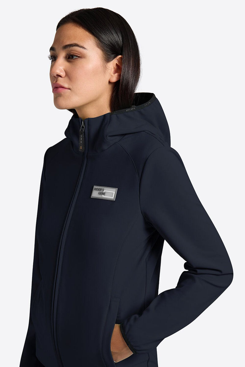 Hooded Softshell Jacket - Navy