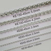 Sterling Silver Wheat Chain (2.5mm) 45cm