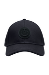 Silicone Patch Baseball Cap - Black